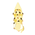 Sapatilha Spike Bico Fino Amarela 1