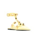 Sapatilha Spike Bico Fino Amarela 1