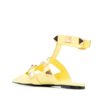Sapatilha Spike Bico Fino Amarela 1