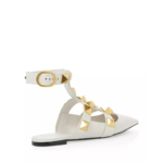 Sapatilha Spike Bico Fino Branca Thumb