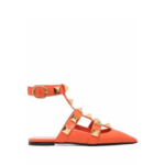 Sapatilha Spike Bico Fino Laranja