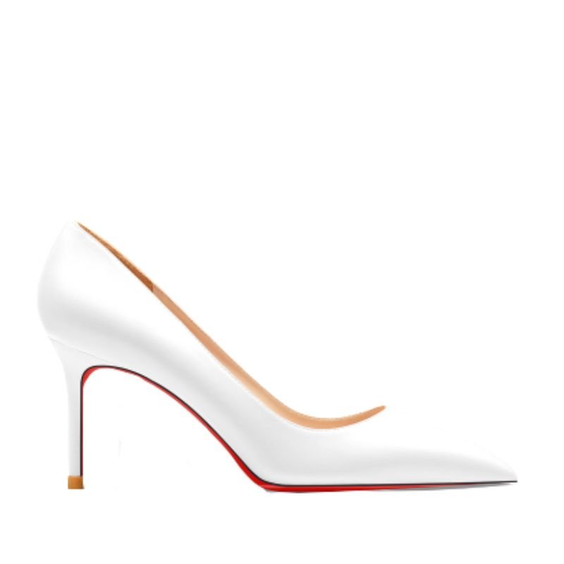 Scarpin Branco 8 Classic