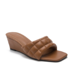 Mule Marrom Salto Anabela Matelassê 1 thumb